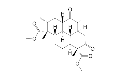 (+/-)-DIMETHYL-2,6-DIOXO-ISOCYCLOAMPHILECTANE-7,20-DICARBOXYLATE