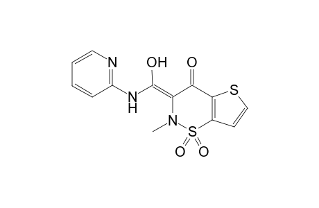 tenoxicam or 4-hydroxy-2-methyl-N-2-pyridinyl-2H-thieno[2,3-e]-1,2-thiazine-3-carboxamide