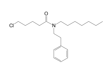 5-Chlorovaleryl amide, N-(2-phenylethyl)-N-heptyl-