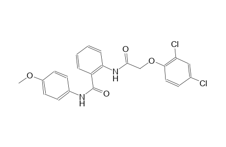 2-{[(2,4-dichlorophenoxy)acetyl]amino}-N-(4-methoxyphenyl)benzamide