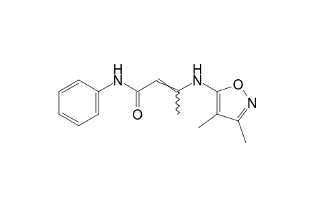 3-[(3,4-dimethyl-5-isoxazolyl)amino]crotonanilide