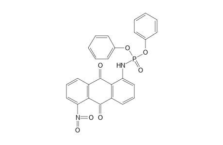 (5-nitro-1-anthraquinonyl)phosphoramidic acid, diphenyl ester