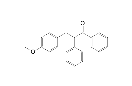 1-Propanone, 3-(4-methoxyphenyl)-1,2-diphenyl-