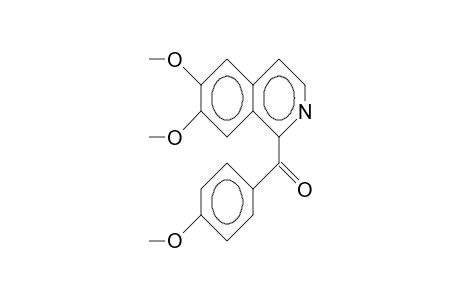 (6,7-DIMETHOXY-ISOQUINOLINYL)-(4'-METHOXYPHENYL)-METHANONE