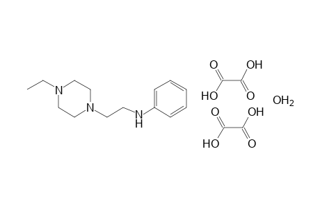 1-(2-anilinoethyl)-4-ethylpiperazine, oxalate, hydrate(1:2:1)