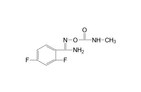 2,4-difluoro-O-(methylcarbamoyl)benzamidoxime