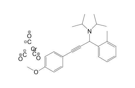 Tricarbonyl-{1-[1'-(N,N-diisopropylamino)-3'-(p-methoxyphenyl)propargyl]-2-methylphenyl)}-chromium