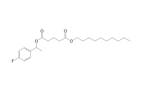 Glutaric acid, decyl 1-(4-fluorophenyl)ethyl ester