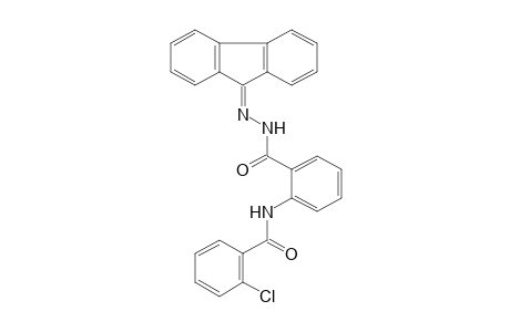 N-(o-chlorobenzoyl)anthranilic acid, fluoren-9-ylidenehydrazide