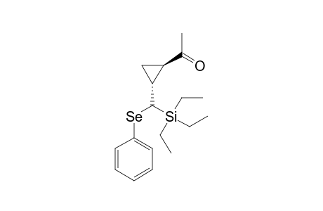 TRANS-1-ACETYL-2-(1-(PHENYLSELENO)-1-(TRIETHYLSILYL)-METHYL)-CYCLOPROPANE