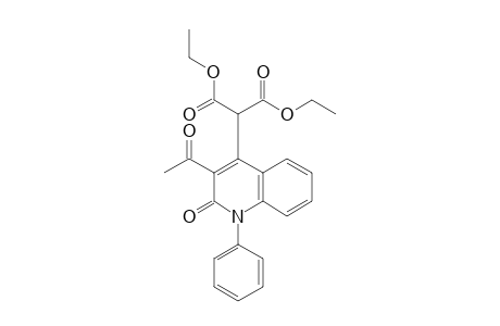 2-(3-Acetyl-2-keto-1-phenyl-4-quinolyl)malonic acid diethyl ester