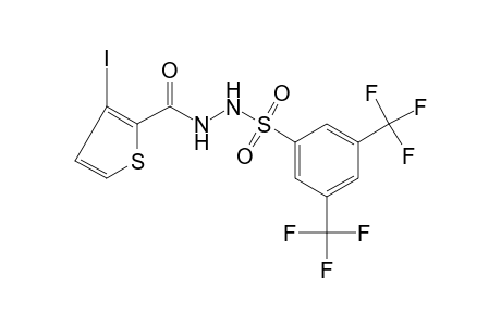 1-[(alpha,alpha,alpha,alpha',alpha',alpha'-HEXAFLUORO-3,5-XYLYL)SULFONYL]-2-(3-IODO-2-THENOYL)HYDRAZINE