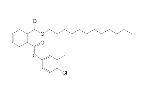 cis-Cyclohex-4-en-1,2-dicarboxylic acid, 4-chloro-3-methylphenyl dodecyl ester