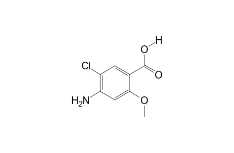 4-Amino-5-chloro-2-methoxybenzoic acid