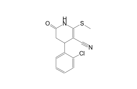 4-(2-chlorophenyl)-2-(methylsulfanyl)-6-oxo-1,4,5,6-tetrahydro-3-pyridinecarbonitrile