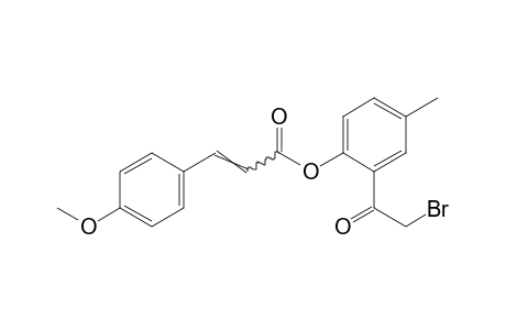 p-methoxycinnamic acid, 2-(bromoacetyl)-p-toyl ester