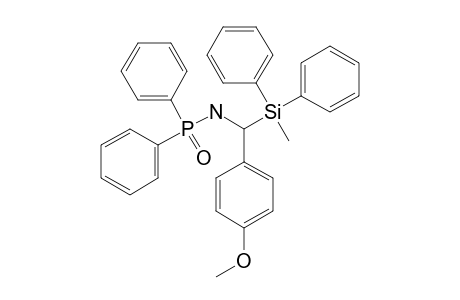 P,P-DIPHENYL-N-(1-METHYLDIPHENYLSILYL-4-METHOXYPHENYLMETHYLENE)-PHOSPHINIC-AMIDE