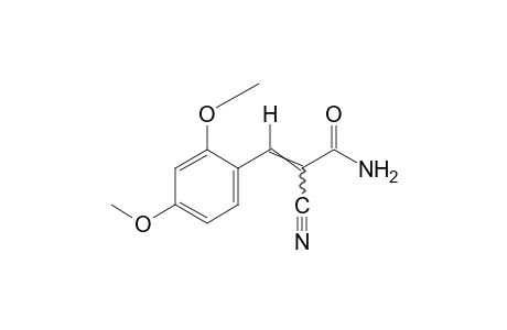 alpha-CYANO-2,4-DIMETHOXYCINNAMAMIDE