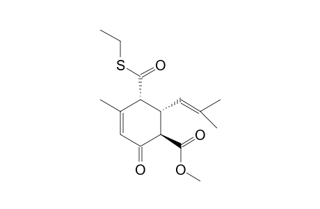 (1R,5R,6R)-5-(ethylthio)carbonyl-2-keto-4-methyl-6-(2-methylprop-1-enyl)cyclohex-3-ene-1-carboxylic acid methyl ester