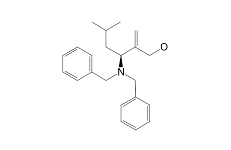 (S)-3-Dibenzylamino-5-methyl-2-methylidenehexan-1-ol