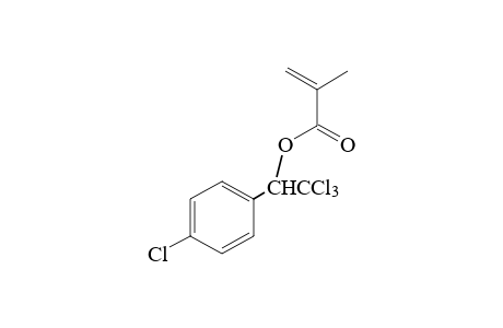 p-chloro-alpha-(trichloromethyl)benzyl alcohol, methacrylate