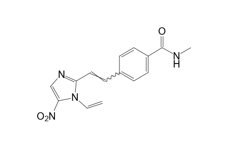 N-methyl-p-[2-(5-nitro-1-vinylimidazol-2-yl)vinyl]benzamide