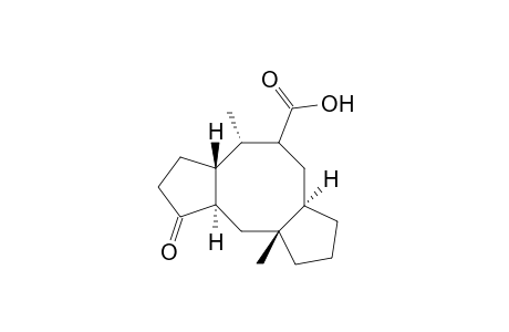 (3a.beta.,4.alpha.,6a.alpha.,9a.beta.,10a.alpha.)-Tetradecahydro-4,9a-dimethyl-1-oxodicyclopenta[a,d]cyclooctene-5-carboxylic Acids