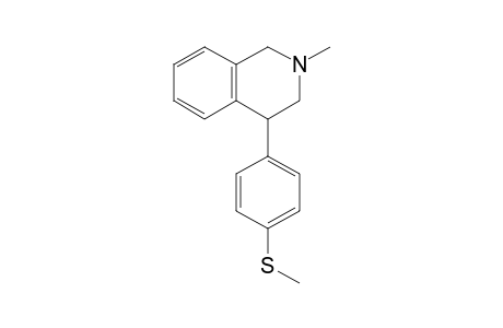 2-methyl-4-[p-(methylthio)phenyl]-1,2,3,4-tetrahydroisoquinoline