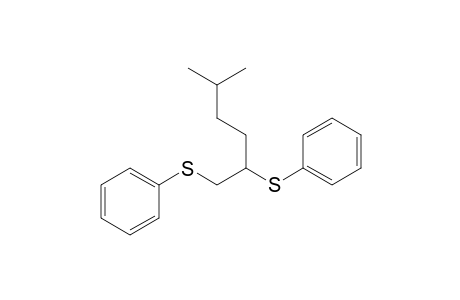 Benzene, 1,1'-[[1-(3-methylbutyl)-1,2-ethanediyl]bis(thio)]bis-