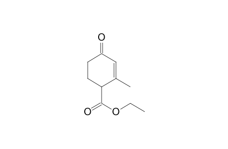 2-Cyclohexene-1-carboxylic acid, 2-methyl-4-oxo-, ethyl ester