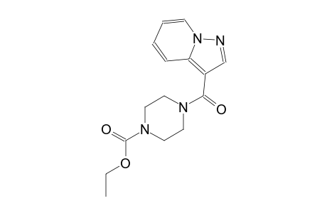 1-piperazinecarboxylic acid, 4-(pyrazolo[1,5-a]pyridin-3-ylcarbonyl)-, ethyl ester