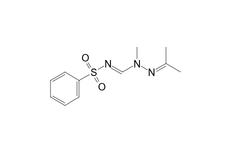 N-(phenylsulfonyl)formimidic acid, isopropylidenemethylhydrazide