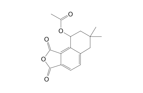 (+/-)-7,7-DIMETHYL-1,3-DIOXO-1,3,6,7,8,9-HEXAHYDROBENZO-[E]-ISOBENZOFURAN-9-YL-ACETATE