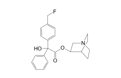 (R)-Azabicyclo[2.2.2]oct-3-yl (S)-.alpha.-Hydroxy-.alpha.-[4-(fluoromethyl)phenyl]benzeneacetate ((R,S)-FMeQNB)