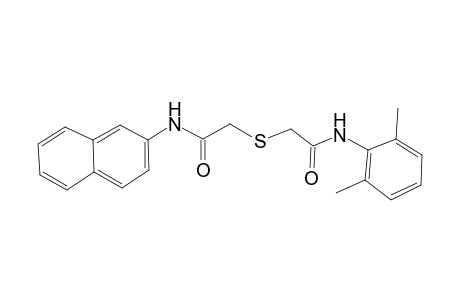 2-[2-(2,6-dimethylanilino)-2-oxoethyl]sulfanyl-N-naphthalen-2-ylacetamide