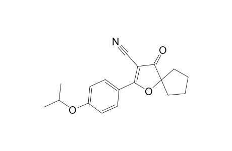 2-(4-Isopropoxyphenyl)-4-oxo-1-oxaspiro[4.4]non-2-ene-3-carbonitrile