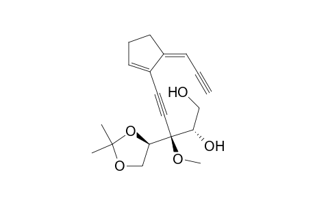 (2S,3S)-3-[(4R)-2,2-Dimethyl-1,3-dioxolan-4-yl]-3-methoxy-5-[(5Z)-5-(2-propynylidene)-1-cyclopenten-1-yl]-4-pentyn-1,2-diol