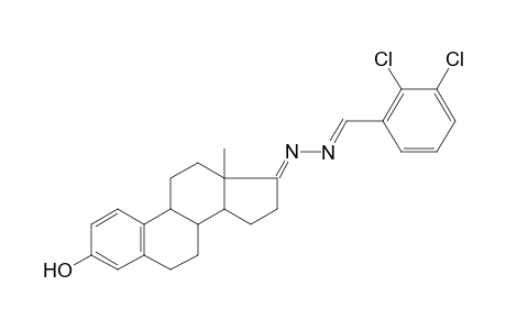 (17E)-17-[(E)-(2,3-dichlorobenzylidene)hydrazono]-13-methyl-7,8,9,11,12,14,15,16-octahydro-6H-cyclopenta[a]phenanthren-3-ol
