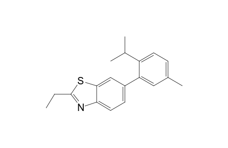 Benzothiazole, 2-ethyl-6-[5-methyl-2-(1-methylethyl)phenyl]-