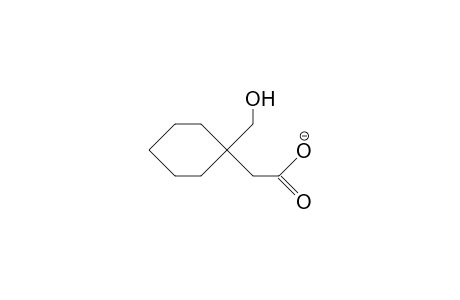 4-Hydroxy-3,3-pentamethylene-butanoic acid, anion