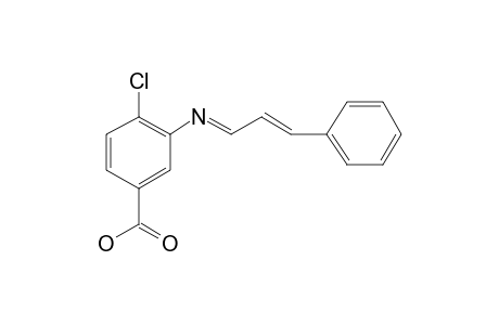 4-Chloro-3-cinnamylideneaminobenzoic acid