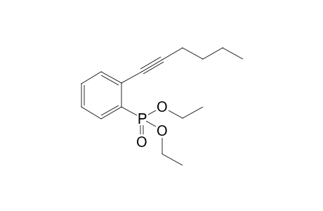 (2-Hex-1-ynyl-phenyl)-phosphonic Acid Diethyl Ester