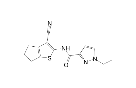 N-(3-cyano-5,6-dihydro-4H-cyclopenta[b]thien-2-yl)-1-ethyl-1H-pyrazole-3-carboxamide