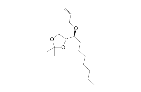 (2R,3S)-1,2-o-Isopropylidene-4-oxa-3-heptyl-6-heptene