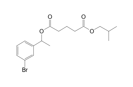 Glutaric acid, 1-(3-bromophenyl)ethyl isobutyl ester