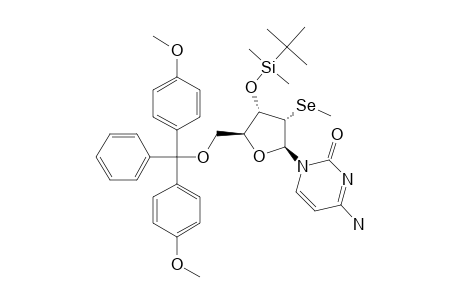 3'-O-TERT.-BUTYLDIMETHYLSILYL-5'-O-(4,4'-DIMETHOXYTRITYL)-2'-DEOXY-2'-SELENIUM-METHYLCYTIDINE