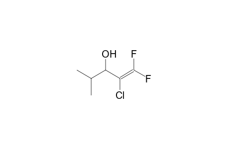 2-Chloro-1,1-difluoro-4-methylpent-1-en-3-ol
