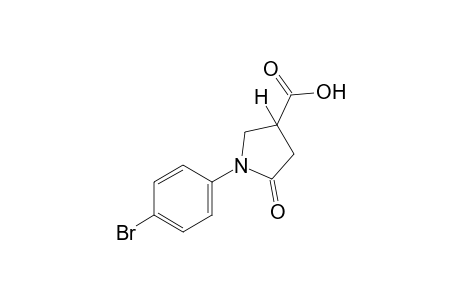 1-(p-bromophenyl)-5-oxo-3-pyrrolidinecarboxylic acid