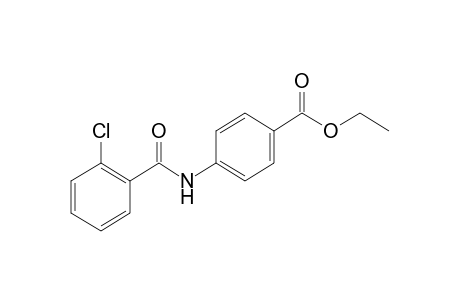 p-(o-Chlorobenzamido)benzoic acid, ethyl ester