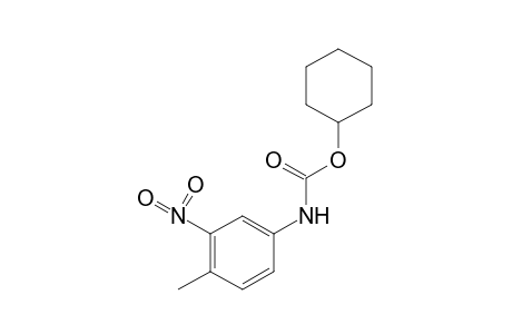 4-methyl-3-nitrocarbanilic acid, cyclohexyl ester